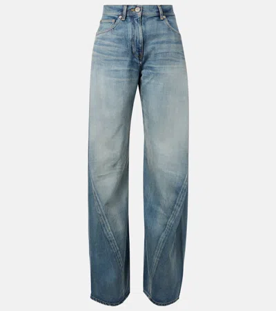 Versace High-rise Barrel-leg Jeans