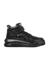 Versace 'odissea' Sneakers With  Cut-outs In Black