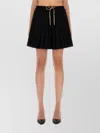 Versace Drawstring Pleated Mini Skirt