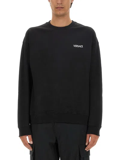 Versace Hills Regular Fit Sweatshirt In Black