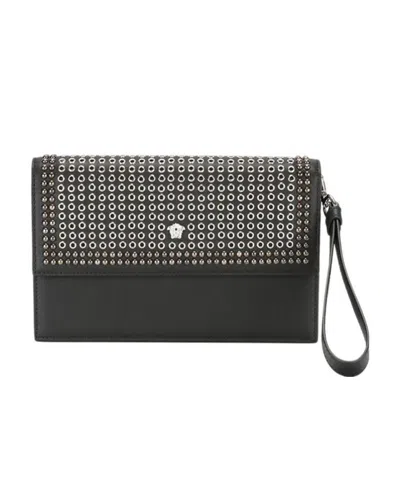 Versace Hole-eyed Medusa With A Handbag In Black