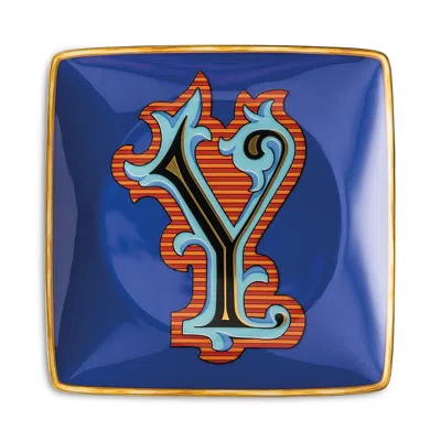 Versace Holiday Alphabet Canape Dish In N
