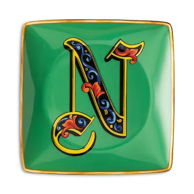 Versace Holiday Alphabet Canape Dish In Y