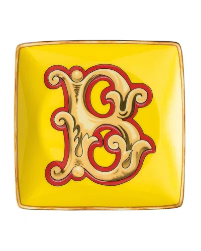 Versace Holiday Alphabet Canape Dish In B