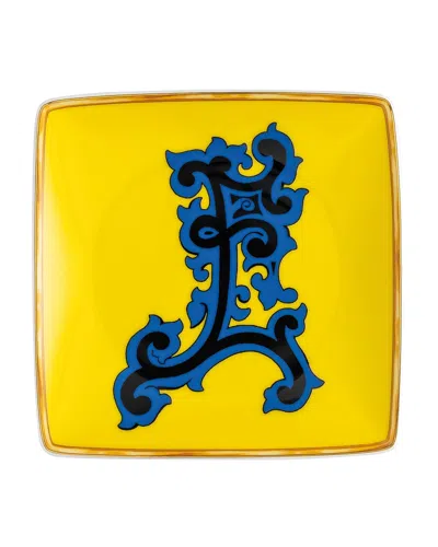 Versace Holiday Alphabet Canape Dish In E