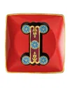 Versace Holiday Alphabet Canape Dish In Multi