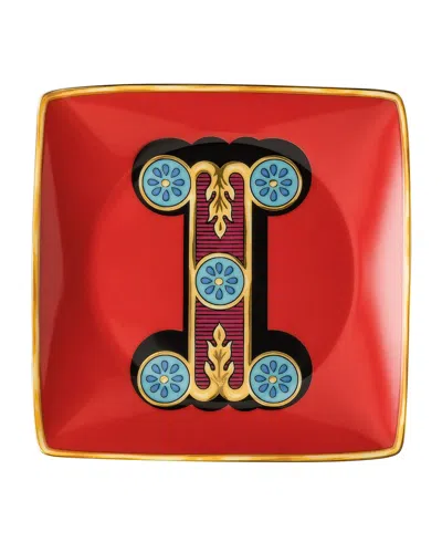 Versace Holiday Alphabet Canape Dish In Multi