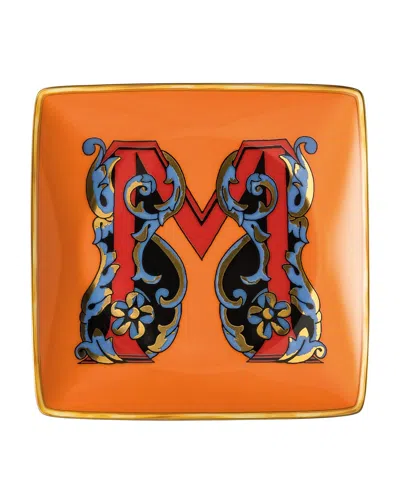 Versace Holiday Alphabet Canape Dish In M