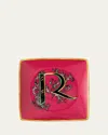 Versace Holiday Alphabet Canape Dish In R