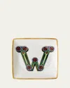 Versace Holiday Alphabet Canape Dish In W