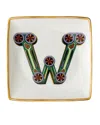 Versace Holiday Alphabet Canape Dish In W