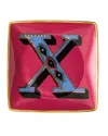 Versace Holiday Alphabet Canape Dish In Multi