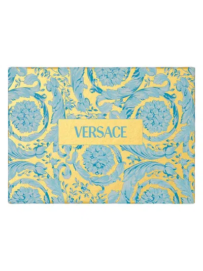 Versace Holiday Logo Notecard Set In Multi
