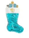 Versace Holiday Stocking Ornament In Blau