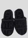 VERSACE VERSACE HOME ALL-OVER LOGO SLIPPERS