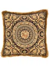 Versace Home Barocco-print Cushion In Gold