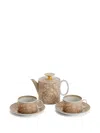 Versace Home Barocco Floral Tea Set (set Of Five) In Brown