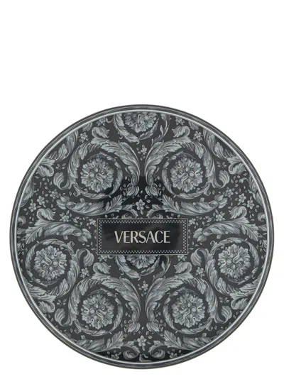 Versace Home Barocco Haze Plates Gray