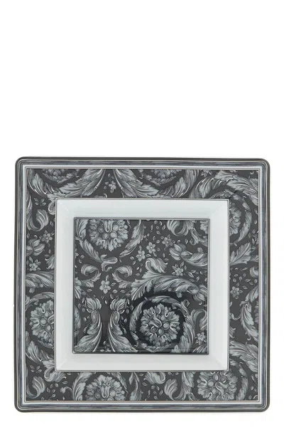 Versace Home 'barocco Haze' Valet Tray In Gray