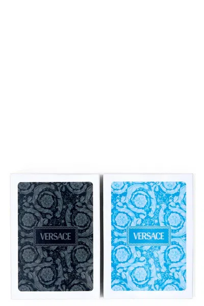 Versace Home 'barocco' Playing Card Set In Multi