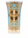 Versace Home Barocco-print Porcelain Vase In Blue
