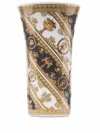 Versace Home Barocco-print Vase In Gold