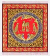 Versace Home Barocco Printed Wool Blanket In Red