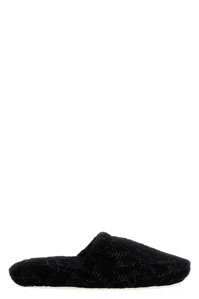 Versace Home 'barocco' Slipper In Black