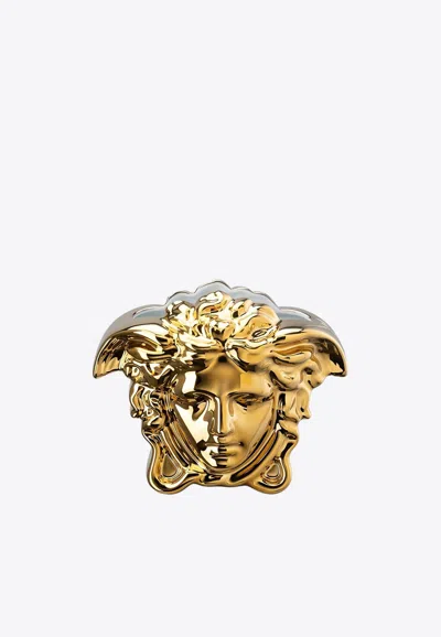 Versace Home Collection Medusa Grande Vase In Gold