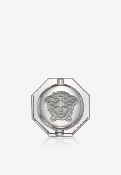 Versace Home Collection Medusa Lumière Ashtray By Rosenthal In Transparent