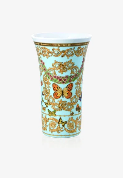 Versace Home Collection X Rosenthal Le Jardin De Versace Vase 34 Cm In White