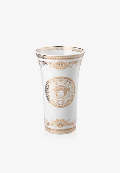 Versace Home Collection X Rosenthal Medusa Gala Vase 26 Cm In White