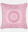 Versace Home Kissen Crete De Fleur Aus Wolle Und Kaschmir In Pink