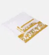 Versace Home Set Of 5 Cotton Terry Towels In Weiss