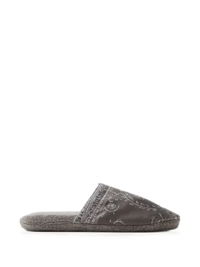 Versace Home I ♡ Baroque Slippers In Multi