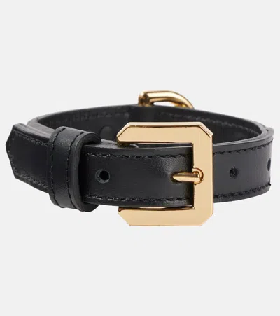 Versace Home Icon Small Leather Pet Collar
