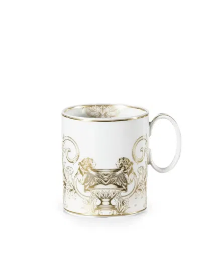 Versace Home La Coupe Des Dieux Lion-motif Mug In White