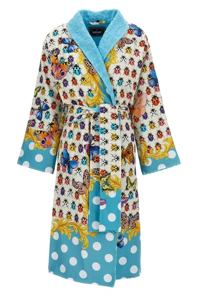 Versace Home La Vacanza Capsule Bathrobe In Multi