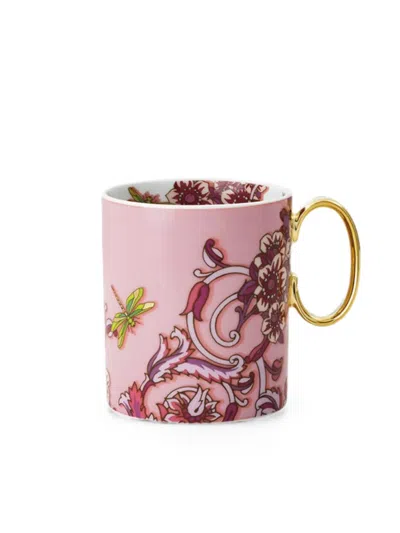 Versace Home Le Jardin Mug In Pink