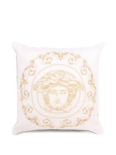 Versace Home Medusa '95 Baroque-embroidered Cushion In Multi