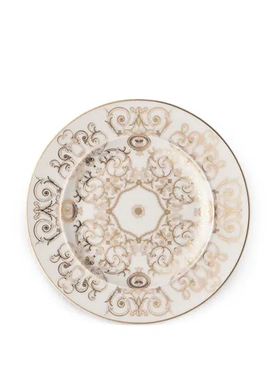 Versace Home Medusa Gala Porcelain Plate In Brown