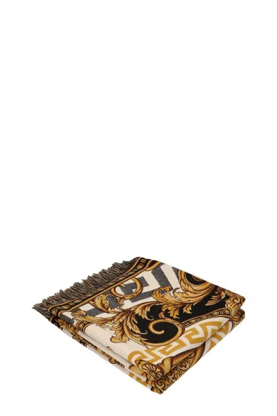Versace Home Plaid 'la Coupe Des Dieux' In Multi