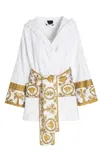 Versace Home Short Bathrobe In White