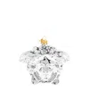 Versace Home Silver Christmas Tree Ball In White
