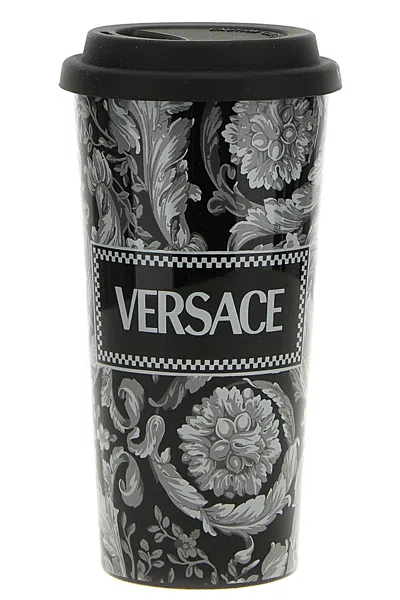 Versace Home Travel Mug 'barocco' In Multi