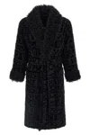 Versace Home 'versace' Bathrobe In Black