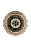 Versace Home Virtus Alphabet H Decorated Plate In Multi