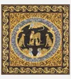 Versace Home Wild Cats Cotton Satin Throw In Black