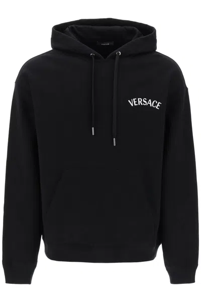 Versace Hoodie In Black