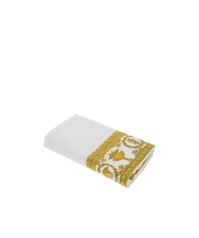 Versace I  Baroque Bath Towel In White